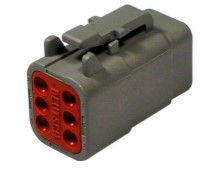 [DTM06-6S] Deutsch Housing for Female Terminals 6-pin (DTM)