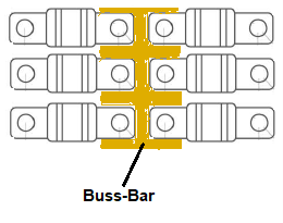 [EGM-MMSB6I] 6-way Havy Duty Midi Buss-Bar for EGB-MMS6.x