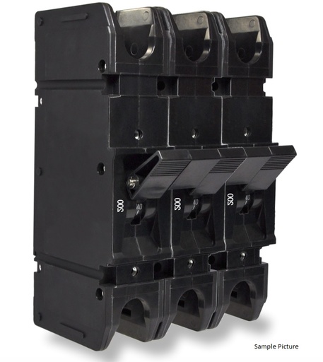 [FA3-P0-11-870-2BB-BT] Carling Circuit Breaker Series F - 3-pole 125VDC 700A - actuator white - imprint black ON-OFF - Delay Ultra Short - UL489A