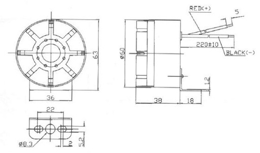 [F.HU-2SPL-P-IP67B] Signaler 12/24V- 95/78dB - IP67  - pulsating sound