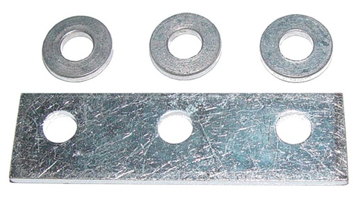 [FH.Z.602001014] Bus Bar for Midi Fuse Holder - 3-fold - steel tin plated - with 3 washers