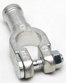 [0043122] Battery clamp (-) - crimp barrel M6 - 16mm² 