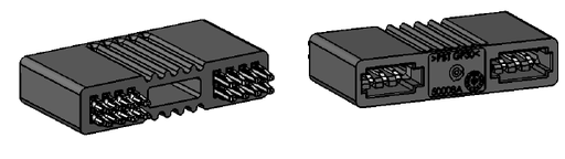 [H9900.E201300] Blade Fuse Holder MaxiVal/maxiOTO for PCB - Press Fit Terminals 2x8 pin