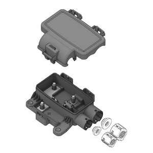 [0301053] Waterproof fuse box for screw fuses (1x MidiVal, 1x MegaVal) 