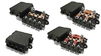 [HMD4-MG1] Fuse holder midiOTO holder combination midiOTO 4x + megaOTO 1x 