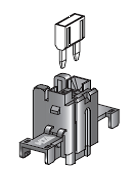[0301400] MINIVAL IN-LINE holder - housing 