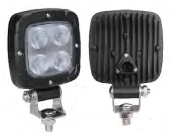 [LA.X.0009] Arbeitsscheinwerfer - 4 x 5W LED - 2200 Lm - Flood-Ausleuchtung - AMB Superseal Steckeranschluß (copy)