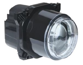 [LH.X.0001] LED Headlight round - High Beam/Low Beam - D:90mm - Osram LED