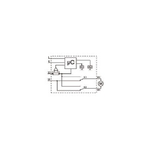 [MPR20000000] Motorumpolrelais - Lasche: optional - Wechsler - Ausgang: 10V Wechsler - einstellbar - Strom: 5V