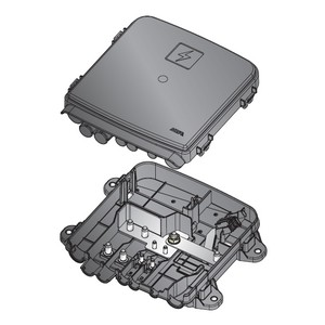 [0301873] PDU box - with cover for 2x MEGA-Val, 4x MIDI-Val, 5 MiniVal holders with crimp contacts (BusBar) 