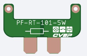 [PF-RT-101-5W] Resistor 100 Ohm 5W in UNI-Fuse Version