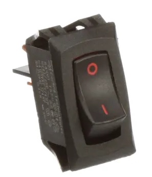 [RA901-VB-B-9-V] Carling Miniature Rocker Switch - R-Series - OFF-ON - 250VAC 16A - non-illuminated