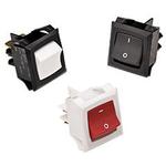 [RGSEC901-R-B-B-E] Rocker Switch - Carling series RG - Function: off-none-on