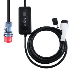 [T2.F3.0001] Charging Wire Set Type 2 female IEC62196-2 - 16A - total charging power 11KW - 3-phase version - CEE 380V AC 50Hz