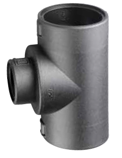 [TPS282028] ABB - External Hinged T-piece - Series TPS - for Conduit (NC: 28/20/28 - NW:23/17/23) - Color: black - Material: PA6
