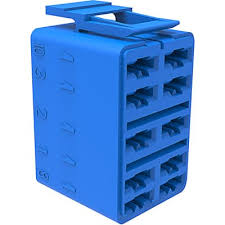 [VC2-06] Carling Terminal Connector 10 Terminal Base - Blue