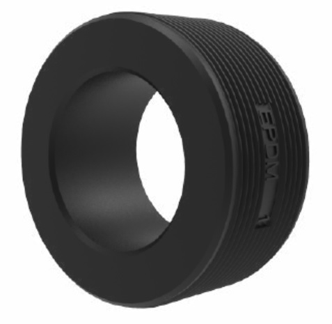 [037446] Seal for corrugated pipe connection NW19 - IBIC Isobus plug 12V 9P - ISO 11783-2 