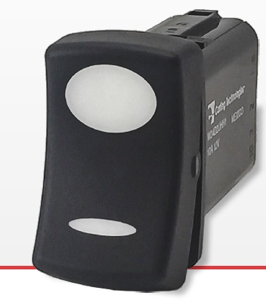 [W11D2AC01-A7ZY3-100] Serie W - Symbol Brake- ON-NONE-OFF - LED: Red